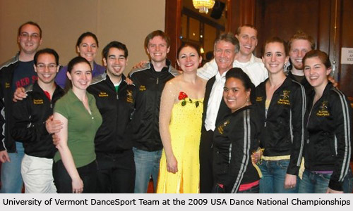 UVM Team at the USA Dance 2009 National Championships